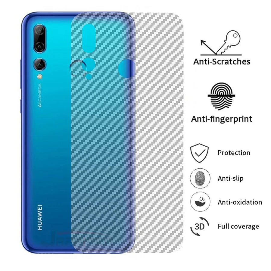 3D задняя защитная пленка из углеродного волокна для Huawei P30 Pro Lite P Smart Plus 2019 (не