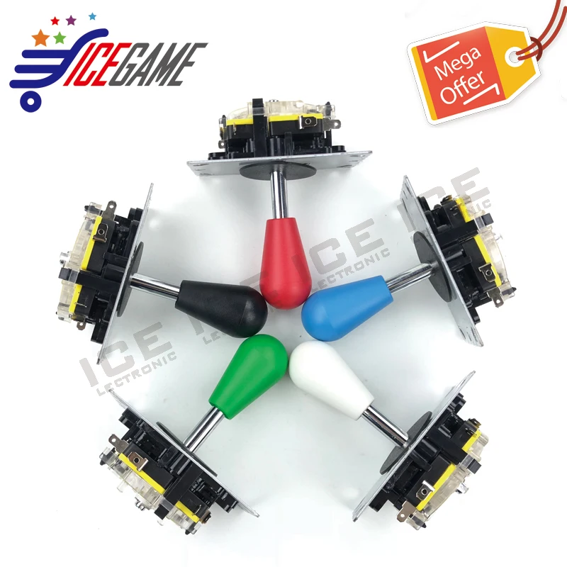 Новый стиль Sanwa аркадный джойстик с овальным шариком Топ 4/8 способ управления