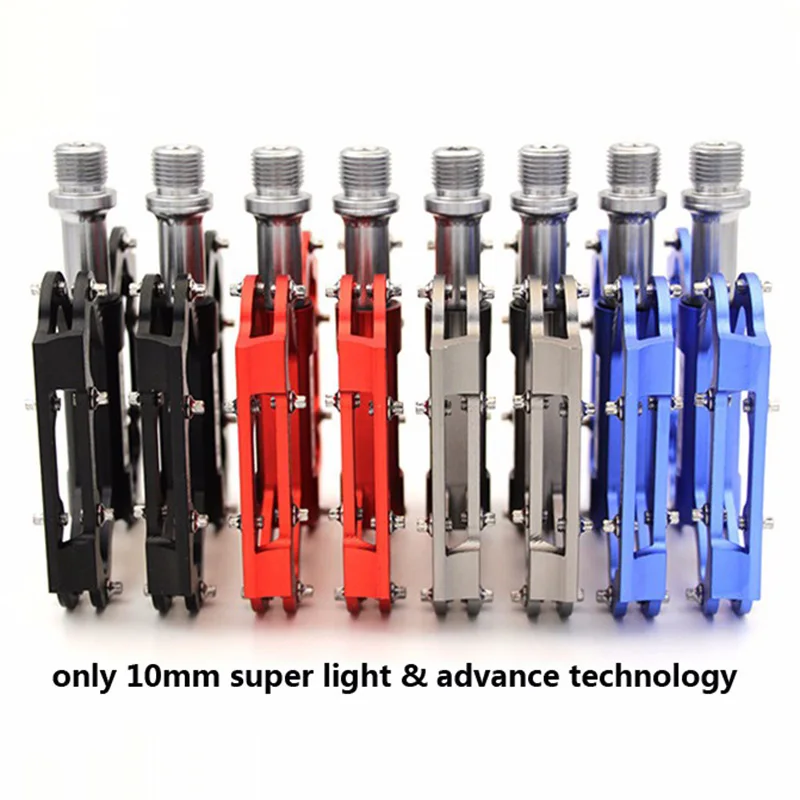 Newly 1 Pair Professional Bike Pedals Ultralight Bearing MTB Pedal Aluminum Alloy Road Bicycle Cycling Part Supplies | Спорт и