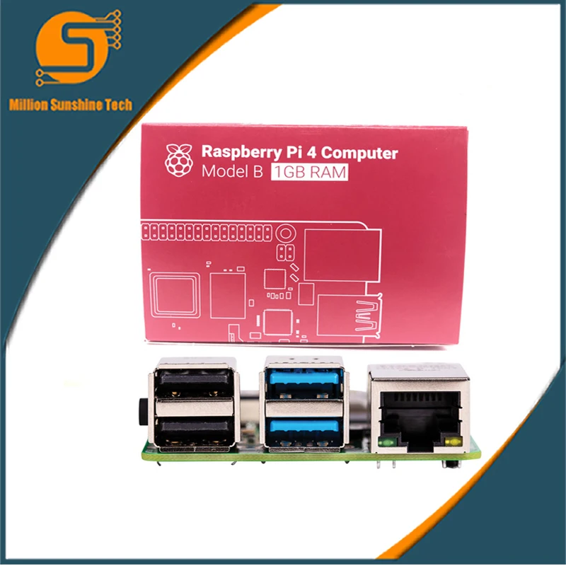 Последние Raspberry Pi 4 Model B с 1/2/4GB Поддержка 2,4/5,0 ГГц WI-FI Bluetooth 5,0