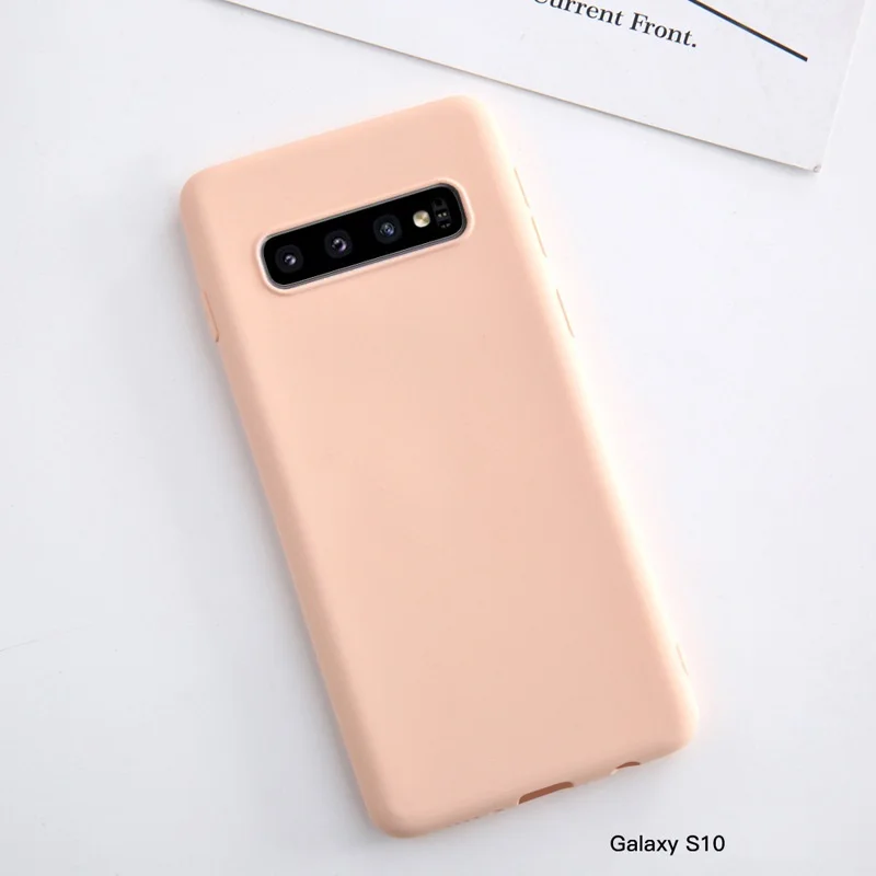 Soft Silicone Case For Samsung Galaxy S10 Plus E S10E S10Plus S9 S8 Note 8 9 Note9 Silicon Cover F14 |