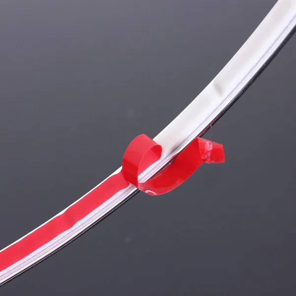 Хромированная полоса для отделки интерьера автомобиля 6 мм х 15 м универсальная