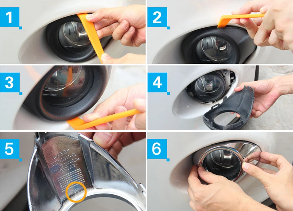 Автомобильные аксессуары передние противотуманные фары Накладка для Ford Focus 3 MK3