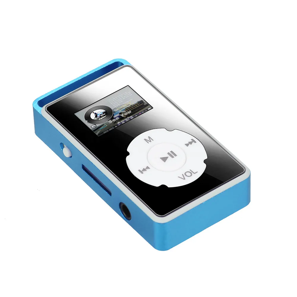 Новая мода цифровой MP3 плеер ЖК-экран Поддержка Micro SD TF карта 32G зеркальный музыкальный медиа