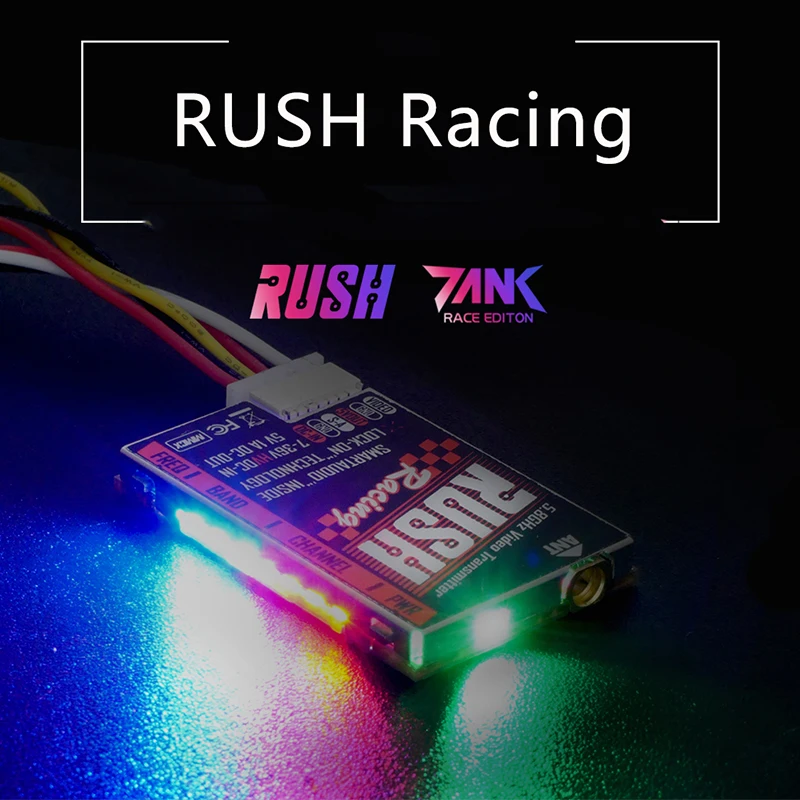 Передатчик для гоночного дрона FPV RUSH VTX TANK Race Edition 5 8 ГГц 48 каналов 25/50/100/200