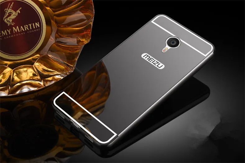 Роскошные зеркальные чехлы из розового золота для Meizu M5 Note, алюминиевая металлическая рамка, задняя крышка для Meizu M3 Note Meilan NOTE 3