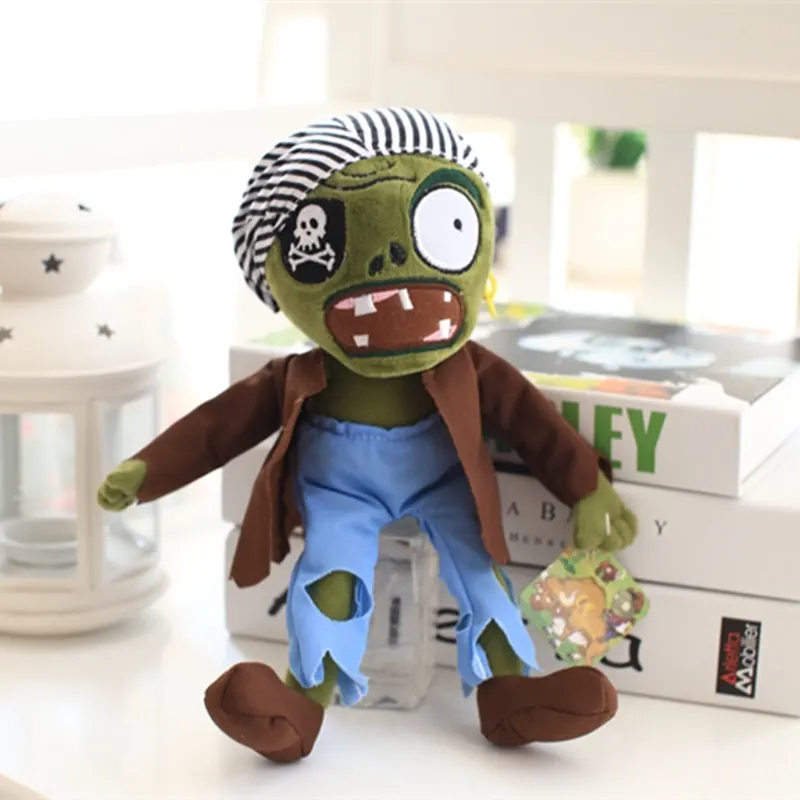 9 шт./лот 30 см Горячая Plants vs Zombies плюшевые игрушки растений игры рисунок зомби для девочек Подарки на день рождения игрушки