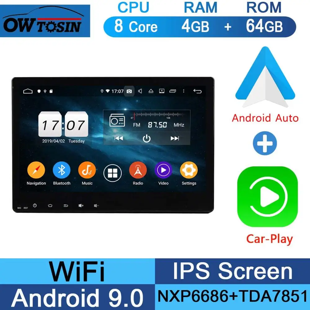 10," ips Android 9,0 8 Core 4G+ 64G Автомобильный dvd-радиоплеер gps для Honda Vezel HR-V вариабельности сердечного ритма XR-V DSP CarPlay - Цвет: 64G CarPlay Android