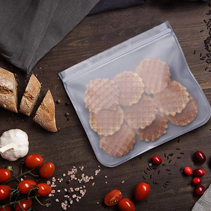 1 шт. Еда сумка для хранения Многоразовые силиконовые мешок Фрукты Мясо Молоко