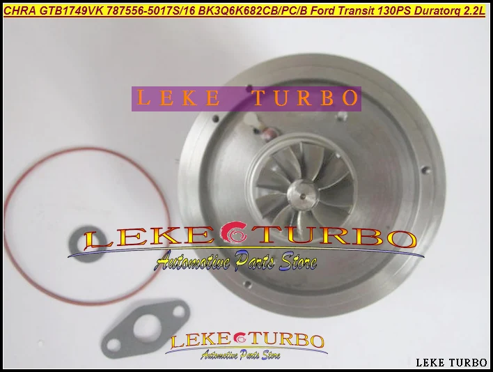 Бесплатная доставка картриджа Turbo CHRA GTB1749VK 787556 -5016S -0017 BK3Q6K682PC для Ford Transit 130PS Duratorq 2.2L