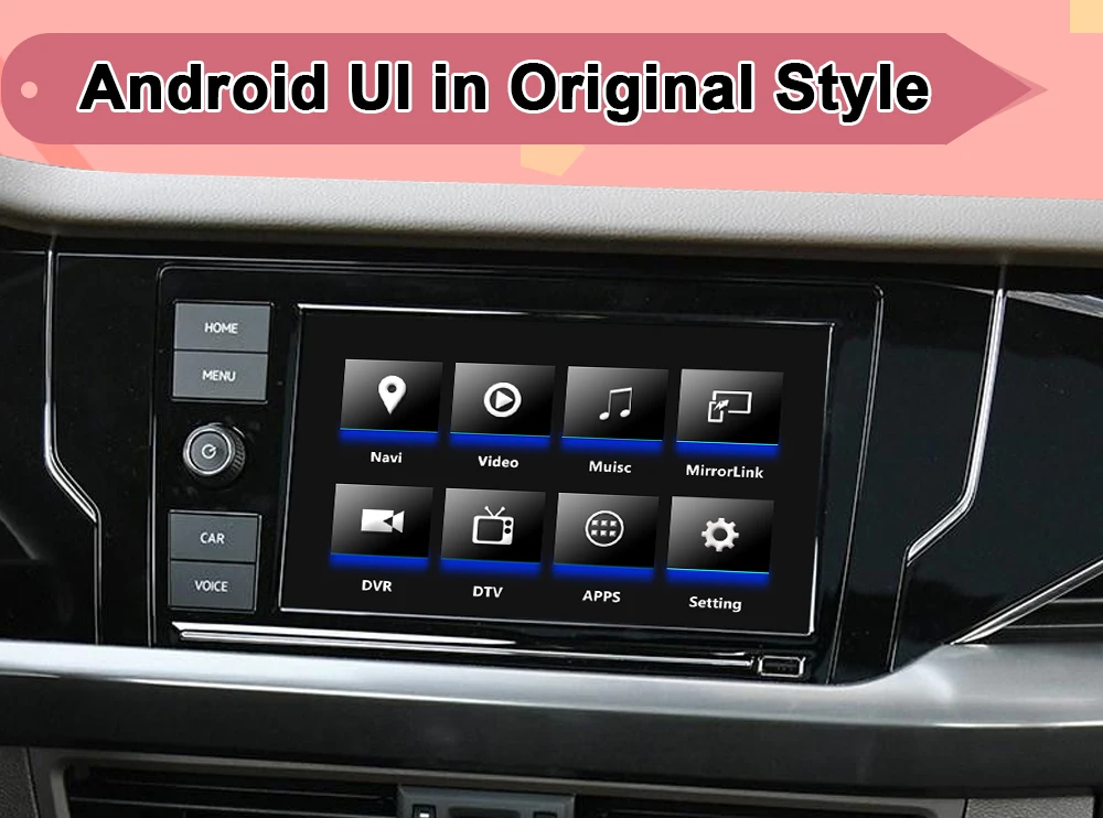 Plug& Play Android 7,1 мультимедийный видео интерфейс для Karoq/Arteon/Beetle. MQB MIB MIB2 gps навигационная коробка с android авто