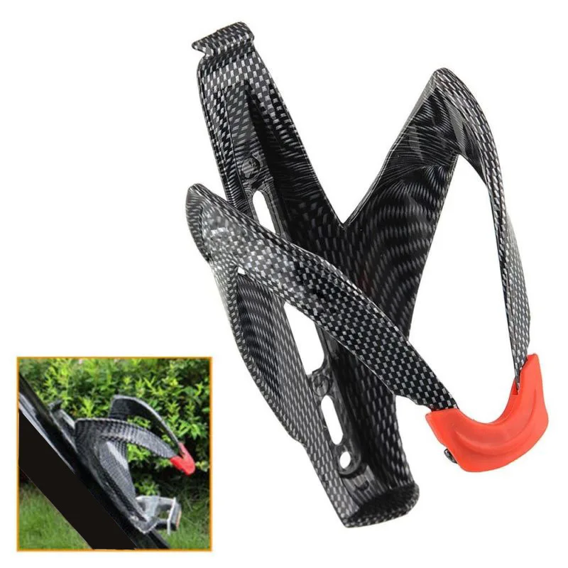 

Bicycle Water Bottle Cage Alloy Carbon Fibre Cycling MTB Bike Drink Water Bottle Holder Cage Rack Bracket Bicycle Accessories
