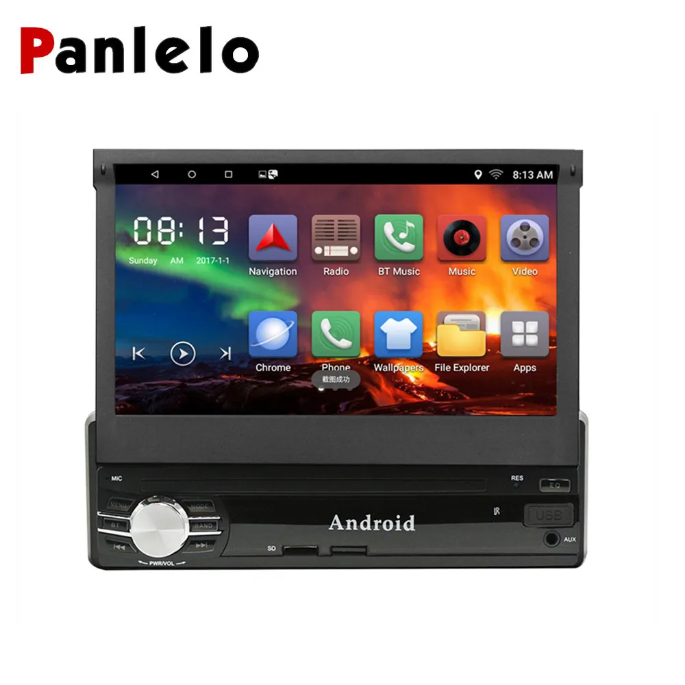 Автомагнитола 1DIN на Android 10 0 с GPS навигацией радио стерео четырехъядерным