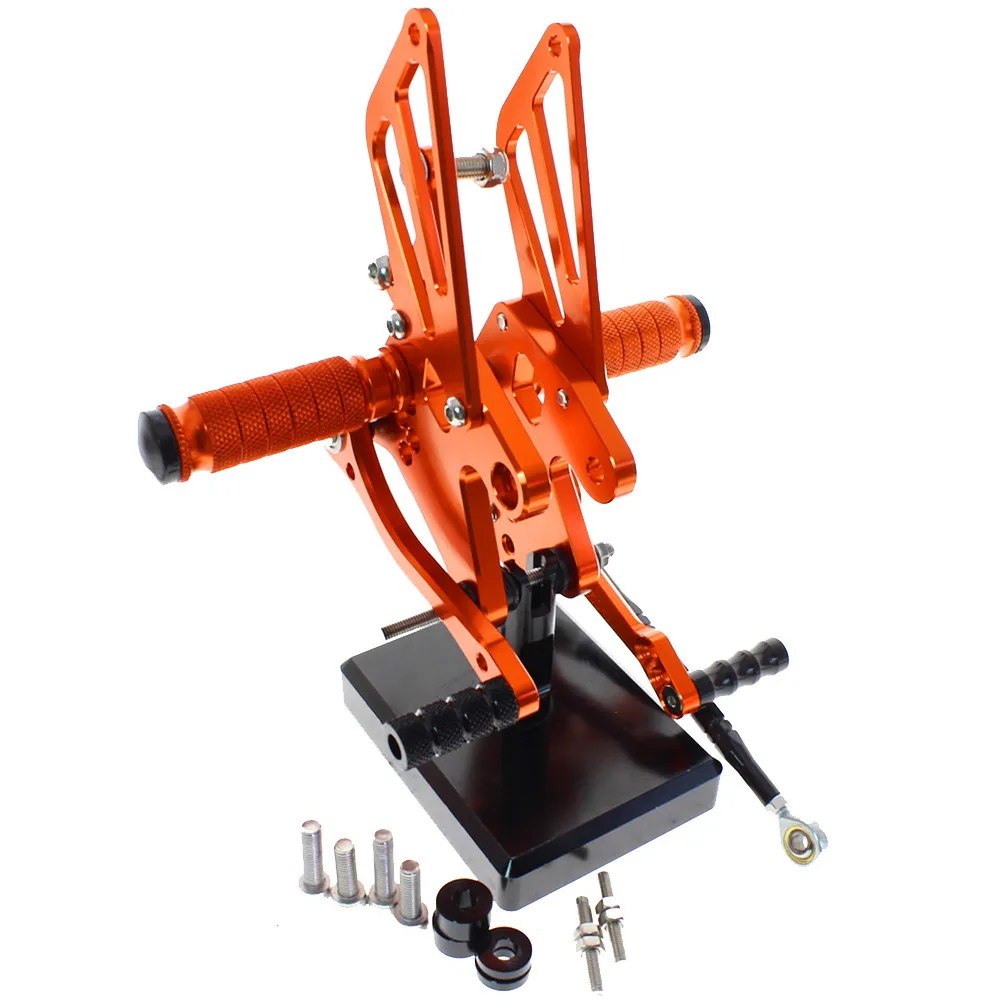 CNC алюминиевый мотоциклетный задний Набор подножки для ног Rearset для Kawasaki Ninja 250 EXC250 Ninja250 2008-2012 2009