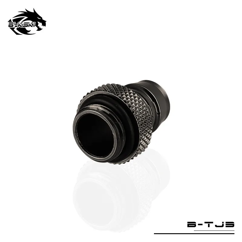 Bykski B-TJ3 изысканный ID 9-10 мм G1/4 ''Мягкая трубка фитинг для водяного охлаждения Радиатор для ПК латунь алмазный порошок