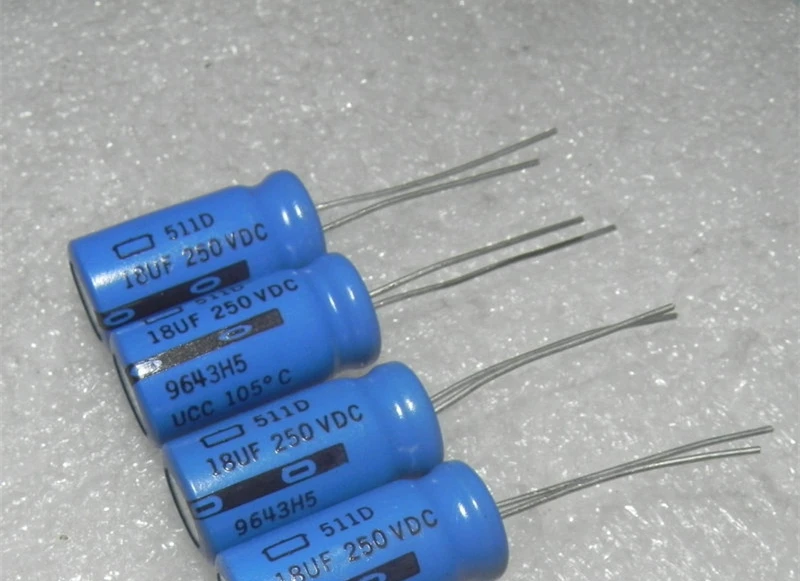 

Original new 100% 511D 250V 18uf instead of 22uF DIP fever cathode electrolytic capacitor (Inductor)