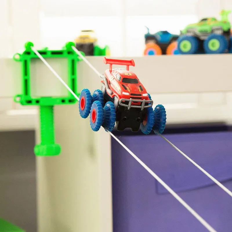 Набор Trix Truxs Monster Truck, как видно на ТВ-игрушка, трюковая машина, которая переворачивается, поднимается и молния, мощный 4 колесный диск, Рождественский подарок