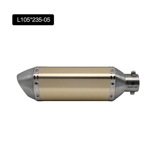 L105 235-05 Alconstar 51 мм универсальный модифицированный Akrapovic мотоциклетный глушитель DB Killer Street Pit Dirt Bike для Honda Kawasaki slip on - Цвет: L105 235-05