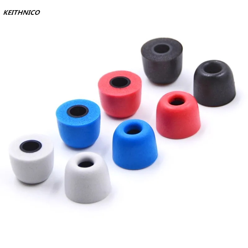 

KEITHNICO 1 Pair 4.9MM High quality Memory foam tips T400 noise isolation enhanced bass Slow rebound sponge