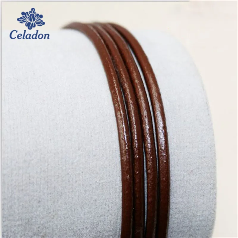 Новое поступление диаметр 1 метр Шнур из натуральной кожи для изготовления