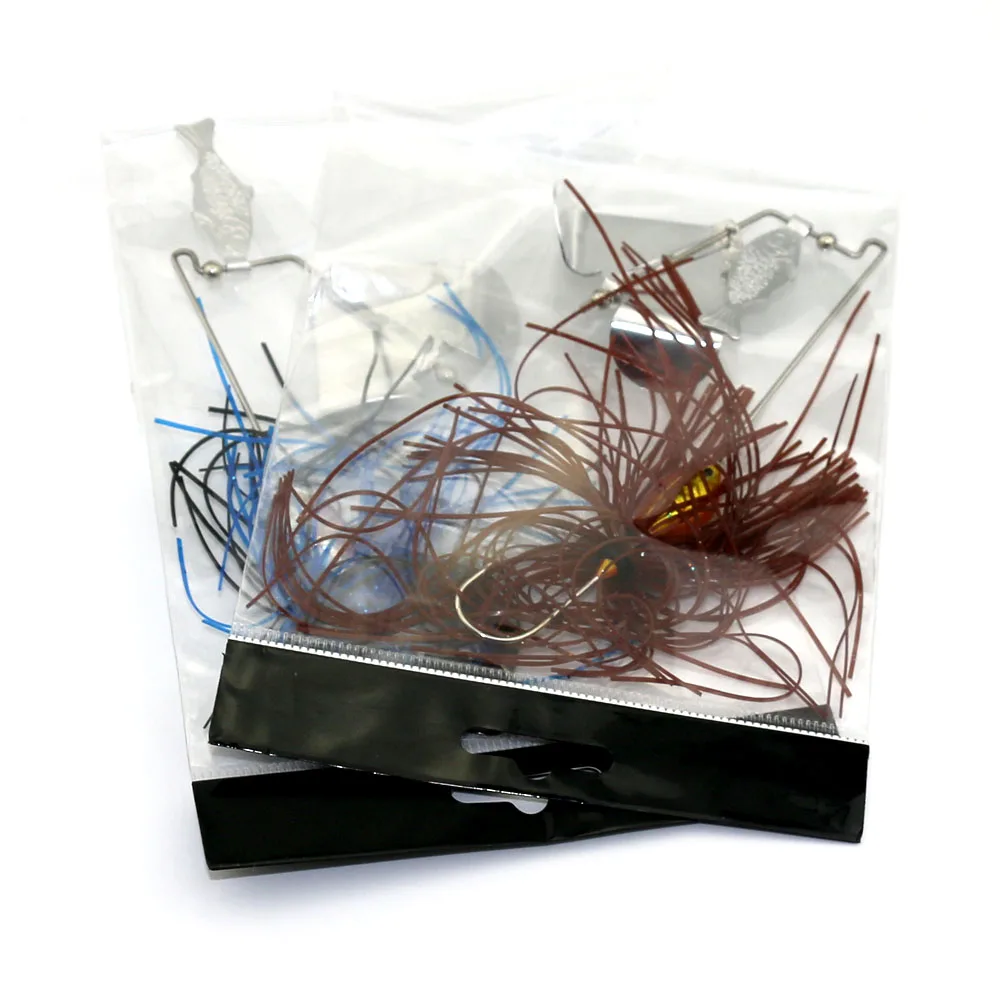 Hengjia 15.5 г свинца голову spinnerbaits щука воблер бас сома buzzbaits рыболовные приманки иска