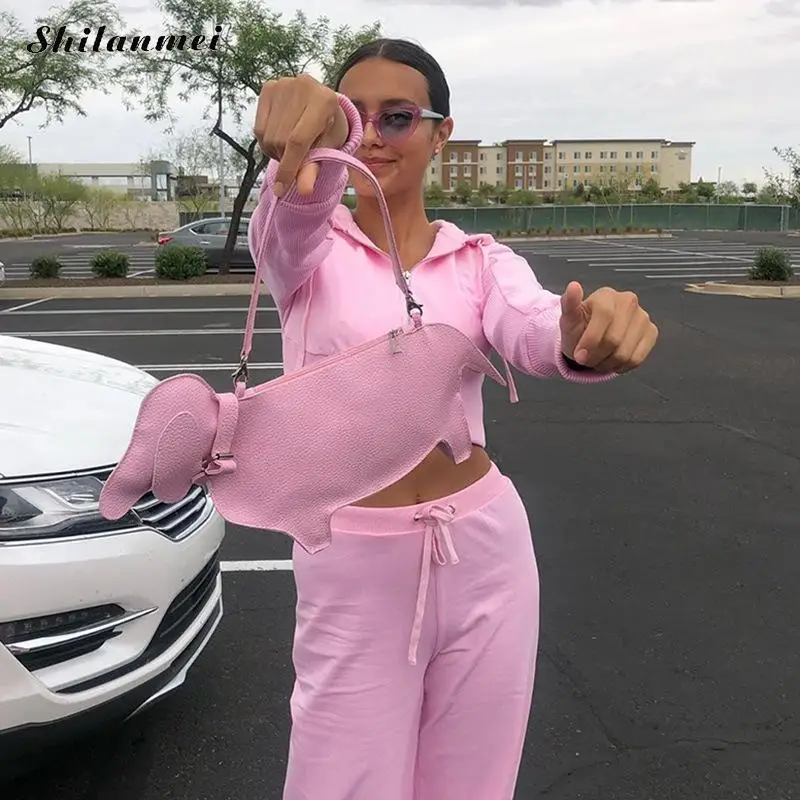 Женские комплекты из 2 предметов однотонный повседневный костюм тренировочный