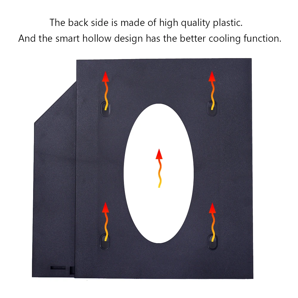 Универсальный Переходник CHIPAL для установки второго жесткого диска 12 7 мм 9 5 SATA 3 0 2