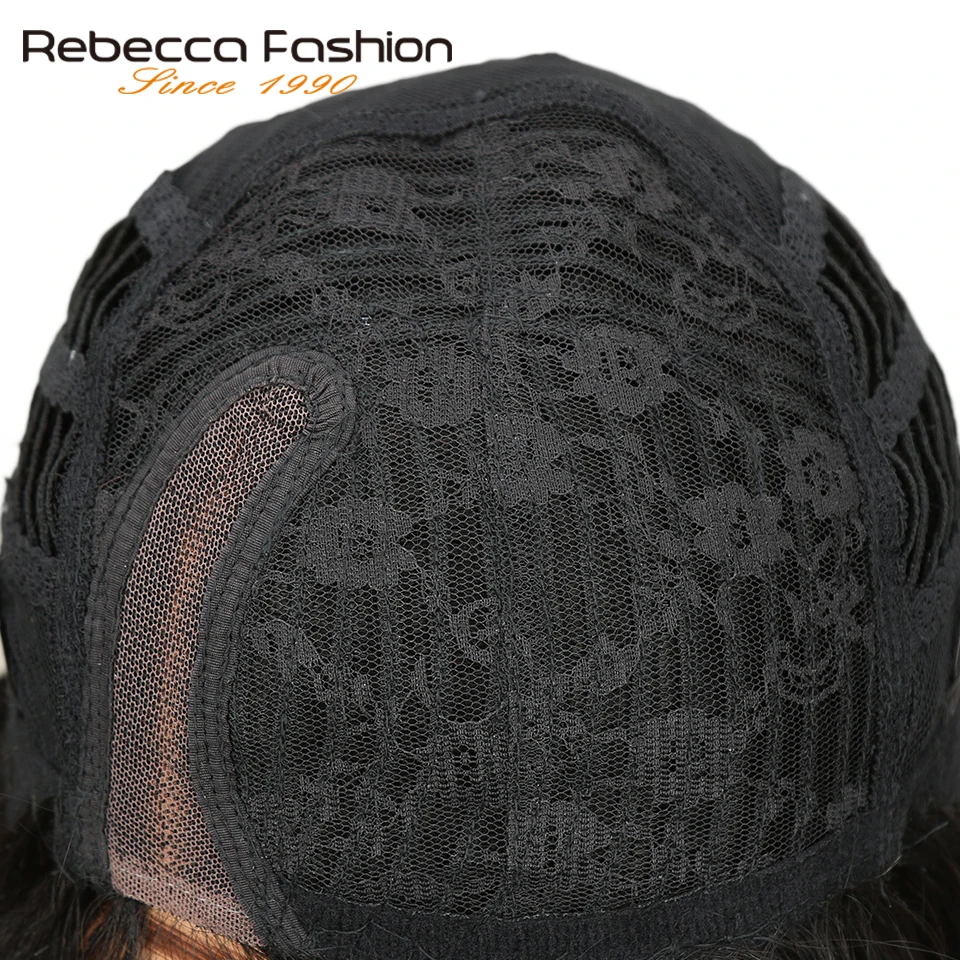 Волосы Rebecca Left L Part натуральные волосы для женщин прямые Remy коричневый синий