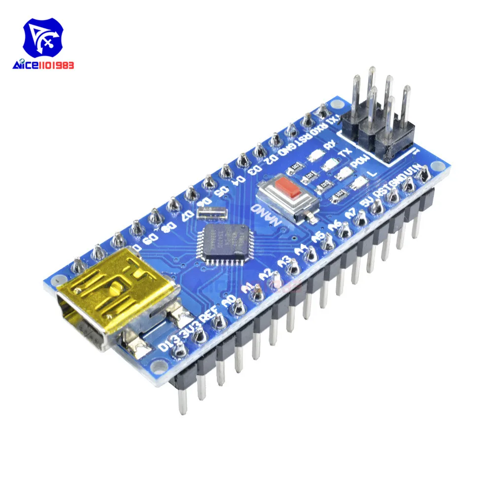 Драйвер CH340G CH340 Nano V3.0 3 0 ATmega328 ATmega328P плата микроконтроллера 5 в 16 м МГц модуль с мини