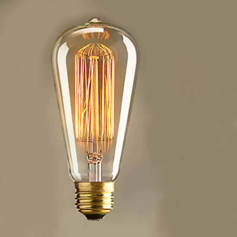 Высококачественный современный Ретро светильник света E27 светодиодные лампы 2