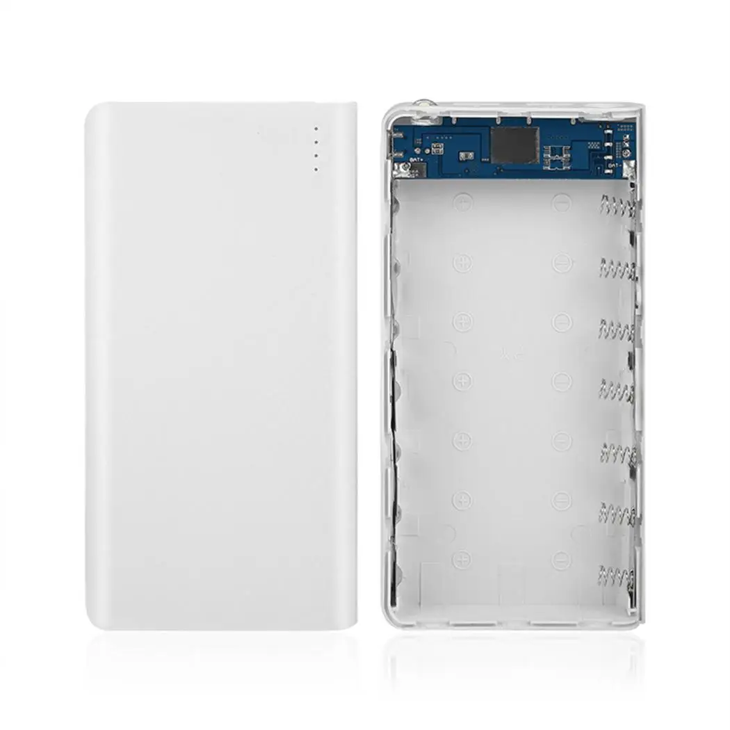 Портативный светодиодный индикатор 18650 с двумя портами usb power Bank|Аксессуары для