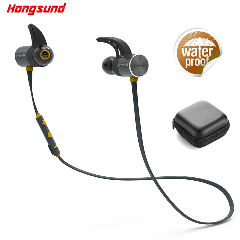 Hongsund HB806 Двойная Батарея V4.1 магнитные всасывающие bluetooth наушники спортивная
