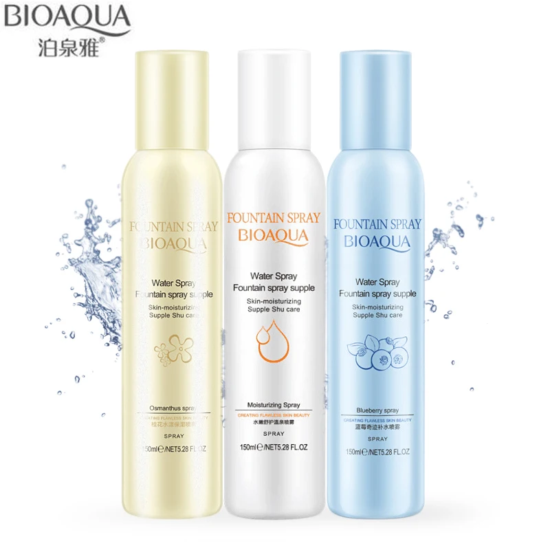 

2019 Blueberry Bioaqua Makeup Water Facial Toner Anti Aging Clean Pores Moisturizing Spray Face Care Nourishes Hydrates Skin