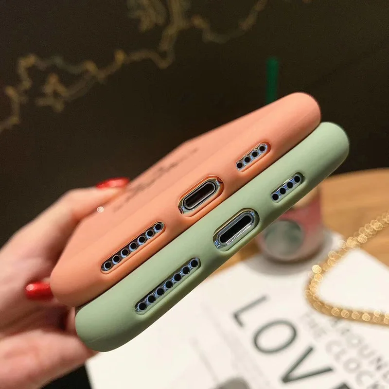 Boy Girl friend Matte Soft Silicon Cover for iPhone X XS Max XR Love Couple Case Fundas 8 7 6 6S Plus Capa Hoesjes |