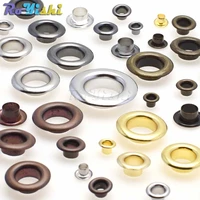100pcspack metal eyelets grommets 3mm 4mm 5mm for leather craft diy scrapbooking shoes fashion practical accessories