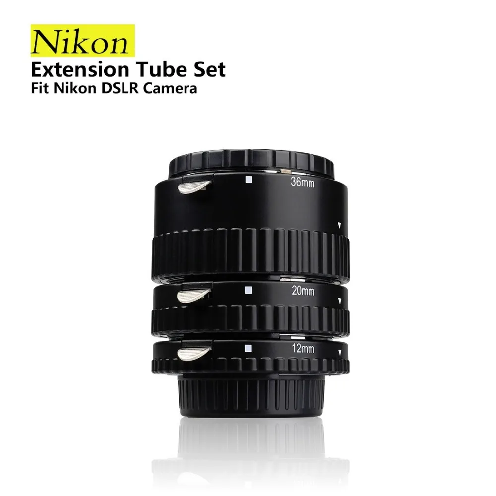 Meike N-AF-A Удлинительное макрокольцо для автоматического кольцо Nikon D60 D90 D3000 D3100 D3200