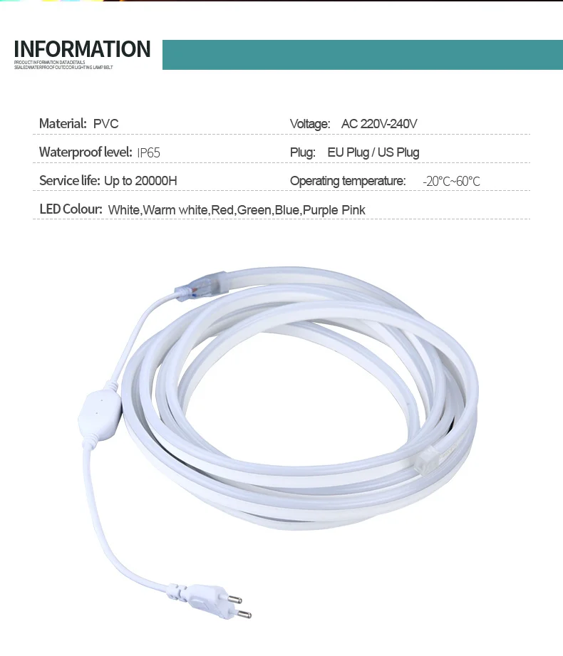 Светодиодный ленточный светильник 220V SMD2835 120Led/m водонепроницаемый гибкий Сказочный светильник для улицы дома, Рождества, фестиваля, декоративный светильник