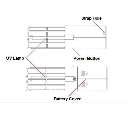 Антиперспирантные UV-C обуви дезинфекции лампа ноги бактерицидные стерилизации