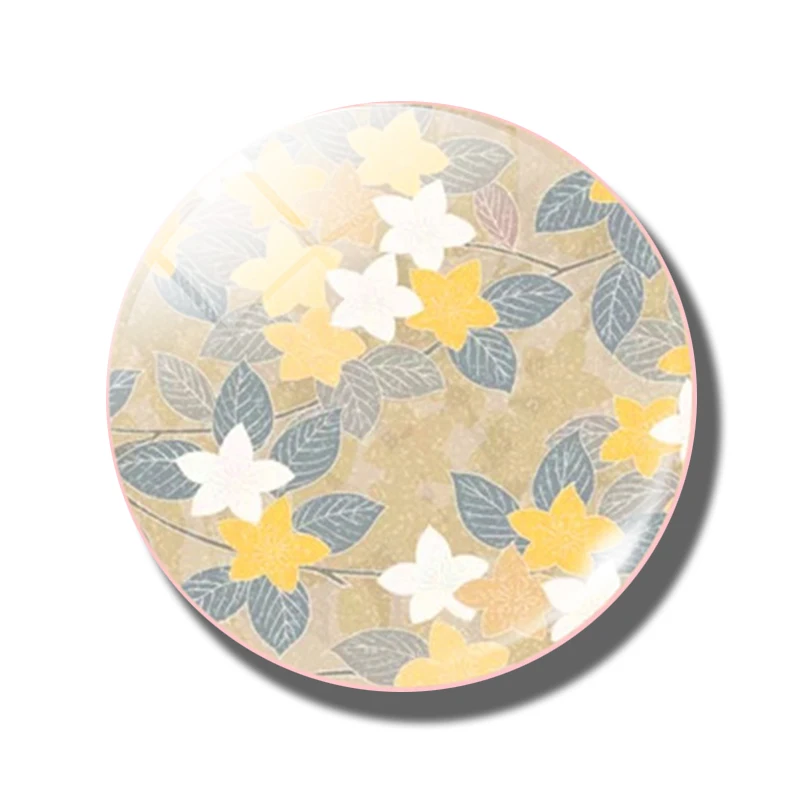 PACK OF 3 Магнит на холодильник в форме цветка художественный стеклянный кабошон 30 мм набор магнитов на холодильник наклейки на холодильник доска для сообщений креативный домашний декор - Цвет: PACK OF 3
