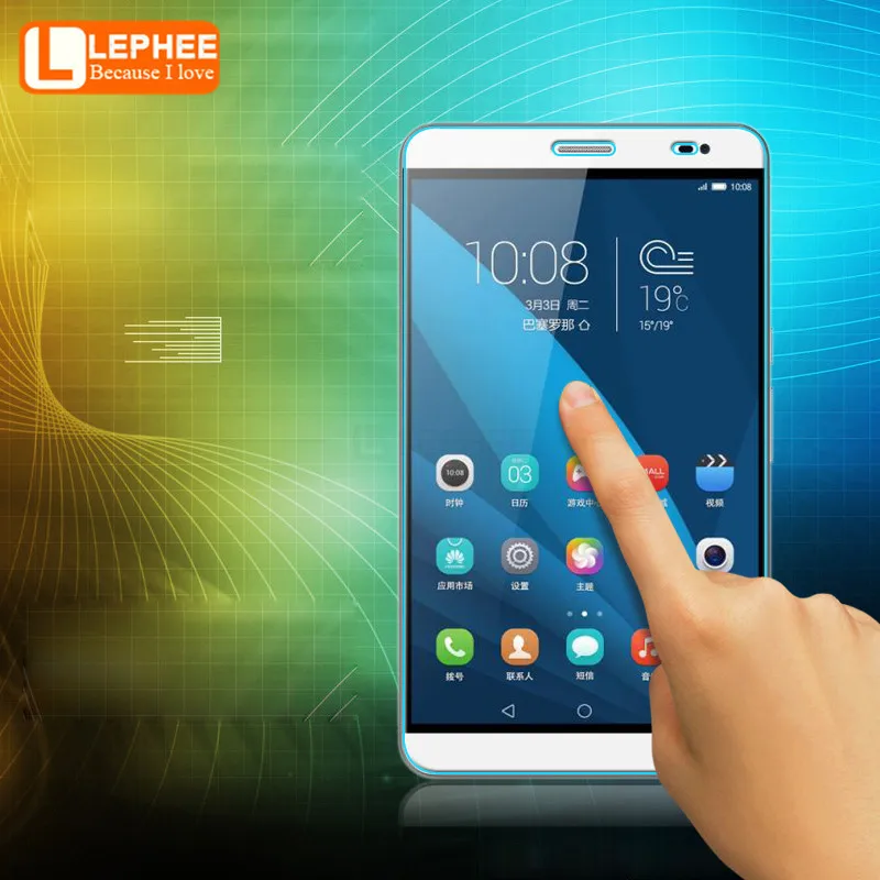 LEPHEE для huawei Honor X2 Закаленное стекло Защитная пленка чехол для huawei MediaPad X2 стекло(7 дюймов