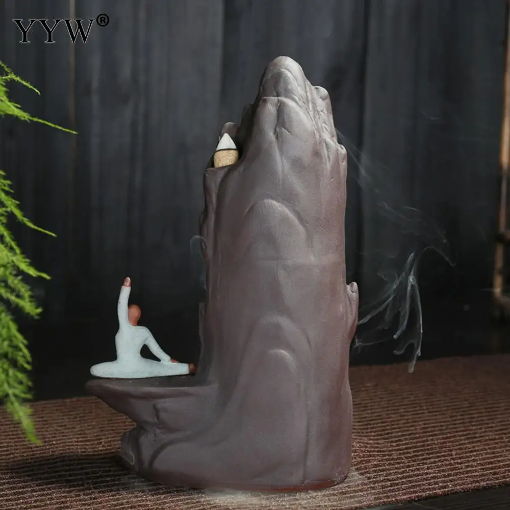 Ароматическая горелка Backflow ароматическая Водопад подставка курильница для йоги