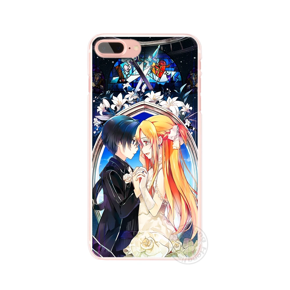 Чехол для мобильного телефона HAMEINUO Sword Art Online с японским аниме iphone 4 4s 5 5s SE 5c 6 6s 7 8 X