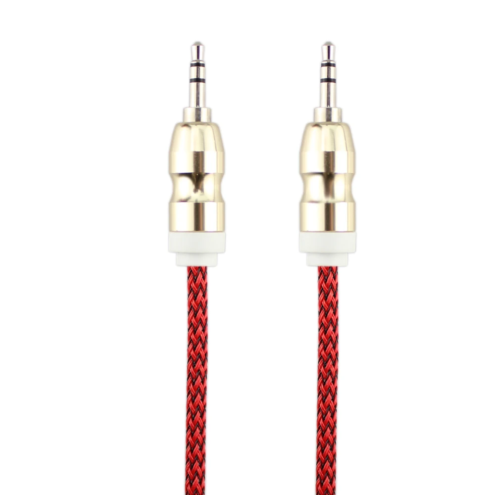 CAMDEMS 500 шт./лот 1 м 3 5 мм кабель со штыревыми соединителями на обоих концах для