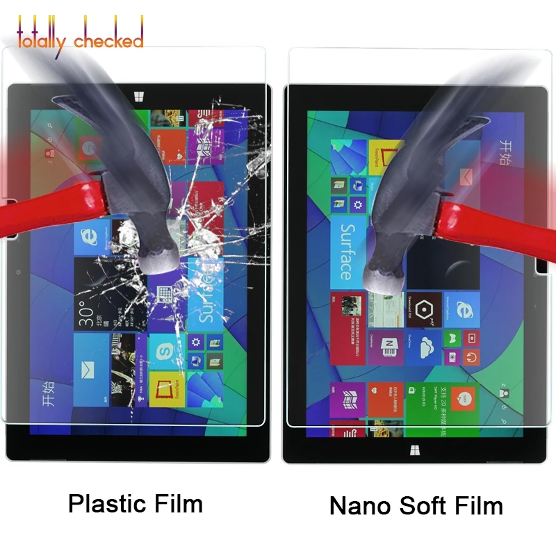 Противоударная мягкая нано-пленка для Microsoft surface 3 10 8 дюйма лучшая