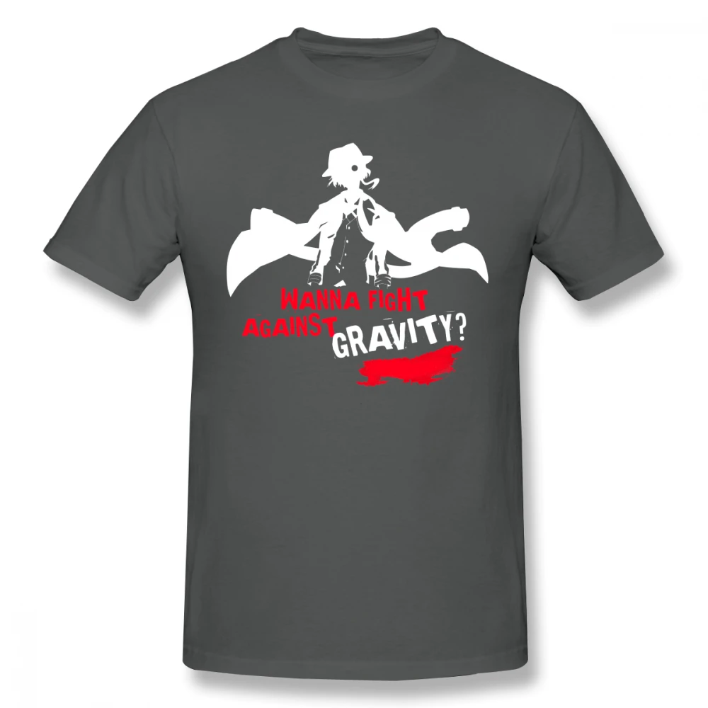 Bungou Stray Dogs T Shirt Chuuya Nakahara T-Shirt Short Sleeve 5x Tee Basic Men Fun Graphic Cotton Tshirt | Мужская одежда