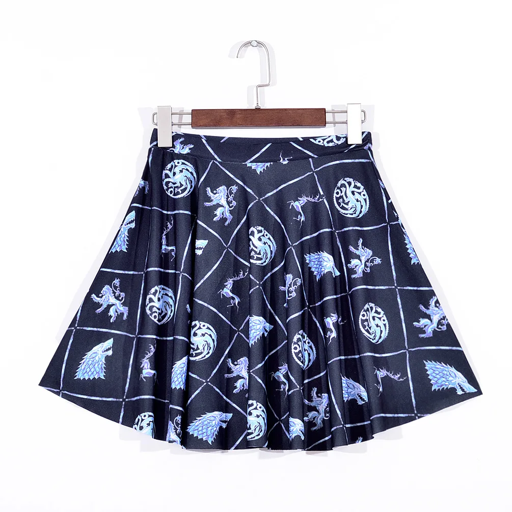 Saia Faldas Mujer Midi Skirt New Summer Europe And The With Same Number Of Hot Printed Digital Palaeontological Skt1107 | Женская одежда