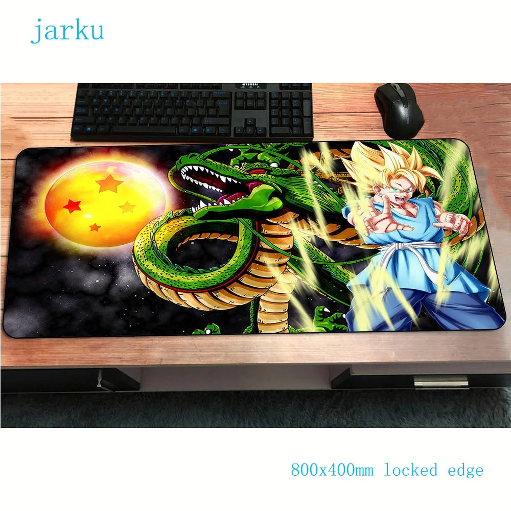 Коврик для мыши dragon ball 800x400x2 мм игровой коврик для мыши Аниме подарок офисный notbook Настольный коврик гелевый padmouse игры pc gamer коврики