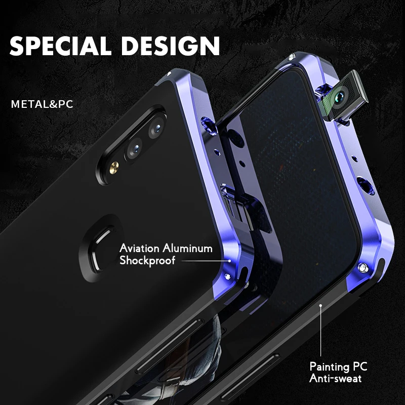 ADKO противоударный защитный жесткий металлический чехол для Vivo Nex полная защита Алюминиевый жесткий чехол для Vivo Nex S