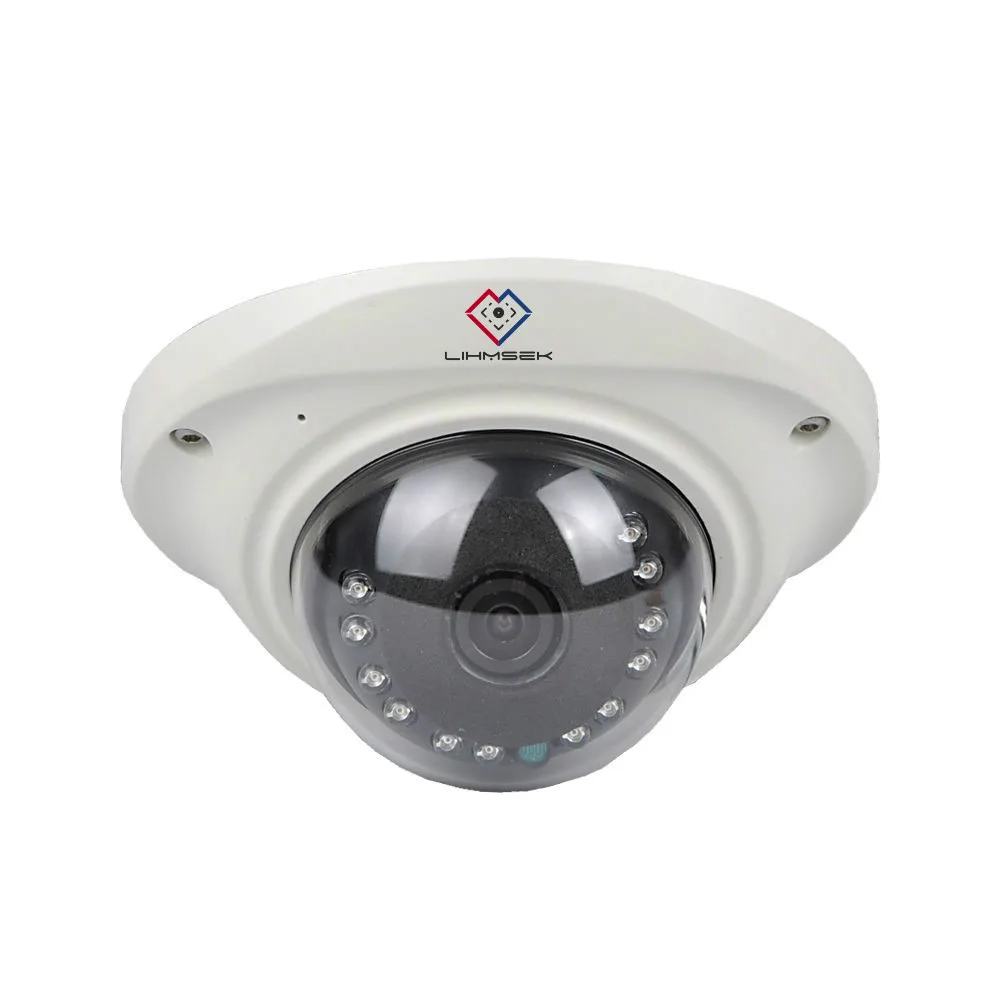 Lihmsek Mini Dome AHD рыбий глаз камера видеонаблюдения широкоугольная 12 шт. ИК светодиоды