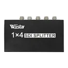 Wiistar SDI Разделение тер 1x4 мультимедиа Разделение Extender Full HD 1080P SDI 4 Порты Разделение ter SD-HD 3G-SDI для ТВ SDI Камера